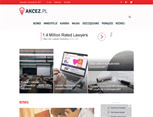 Tablet Screenshot of akcez.pl